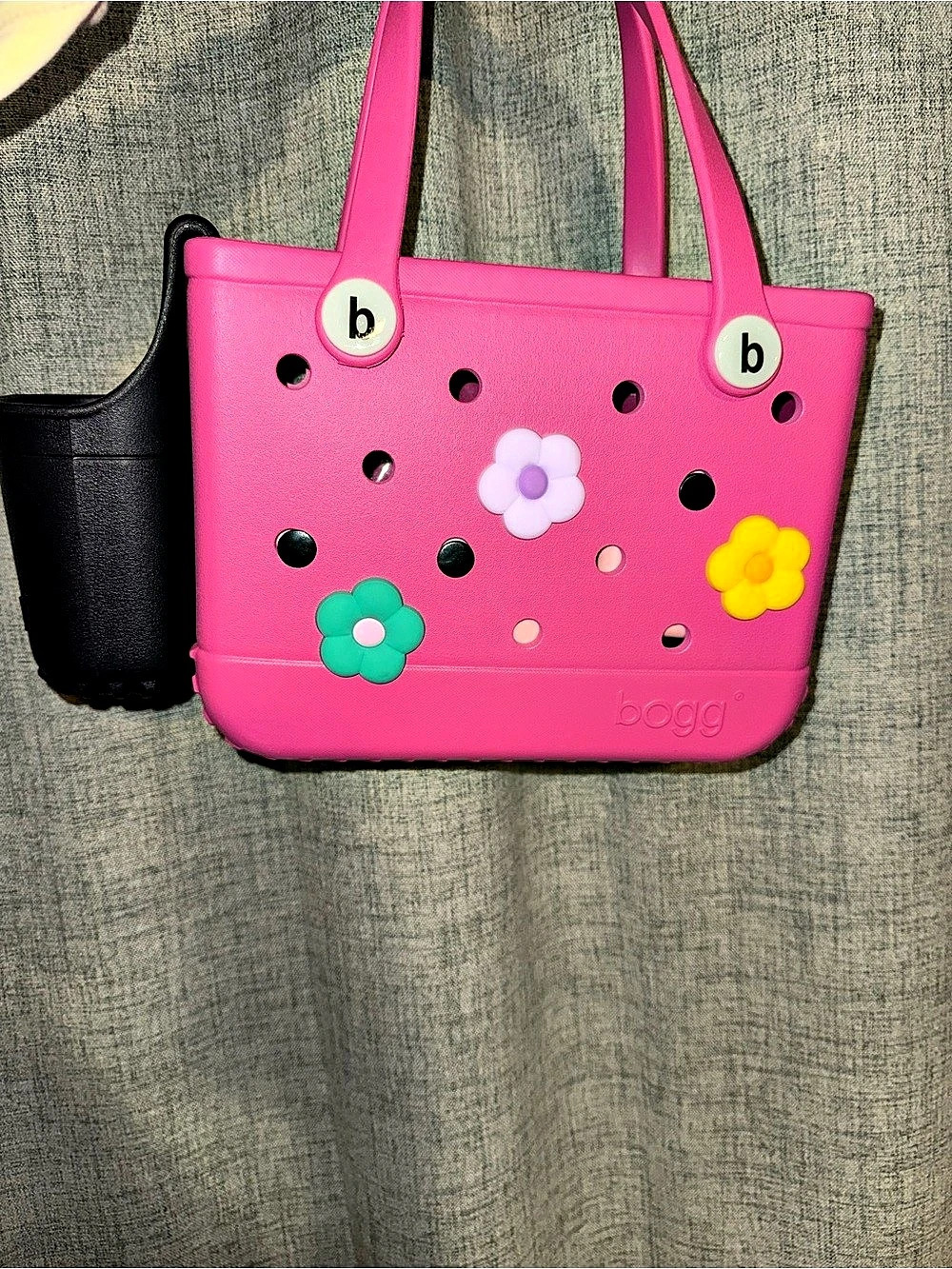 Bogg Pink Floral Tote Like New